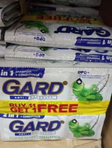 Gard Shampoo Refreshing Menthol 12ml x 11 PCS Sachet +1 Sachet FREE