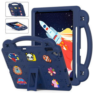 For Huawei MatePad SE 10.4 2022 MatePad T10 T10S MatePad Pro 10.8 Honor Pad 6 7 X6 X8 Case Kids Friendly Shockproof Cartoon holder Eva Handle Cover