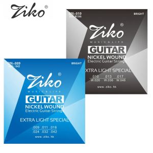 ZIKO Electric Guitar Strings 009-042 010-046 Nickel Wound Extra Light Special Musical Instruments Accessories Parts