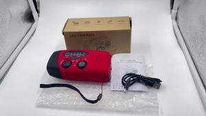 <102> Bùng Nổ Đa Chức Năng Năng Lượng Mặt Trời Quay Tay Sạc Điện Thoại Di Động Radio Khẩn Cấp Sạc Ánh Sáng Phòng Chống Thiên Tai