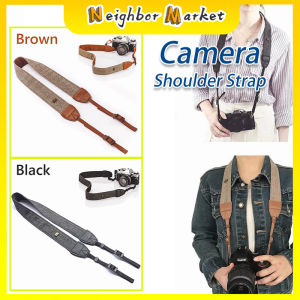 Adjustable Buckle Portable Camera Strap Camera Shoulder Neck Vintage Strap Belt