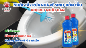 NƯỚC TẨY RỬA NHÀ VỆ SINH BỒN CẦU ROCKET NHẬT BẢN (CHAI 500ML)