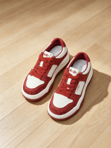 Josiny | Red Thick Sole Womens Shoes For Spring and Autumn Height Increase Casual