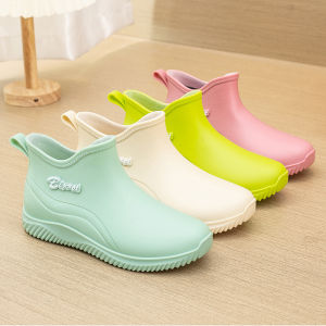 gumahus | Low Cut Waterproof Slip Resistant Winter Warm Rain Boots