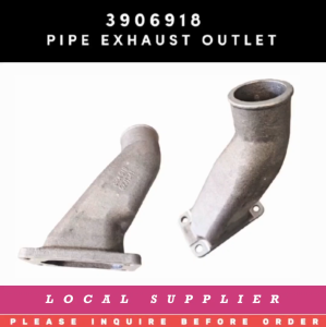 3906918 PIPE EXHAUST OUTLET [LIMITED STOCK. READY TO SHIP WITHIN 24HRS.] FOR CUMMINS ENGINE PARTS
