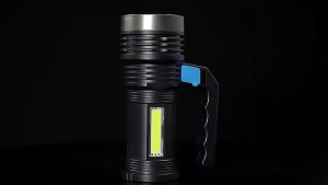 Senter LED Super Terang Rechargeable + COB Senter Led Jarak Jauh + COB