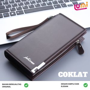 Baellerry Dompet Pria Wanita Ekslusif Model Panjang Original keren Elegan