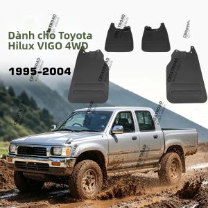 Bùn Chắn Bùn Chắn Bùn Xe Toyota Hilux VIGO 4WD 1995-2004 Phụ Kiện Xe Hơi Kèm Bậc Bước Lên Xuống