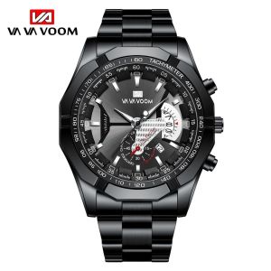 COD Jam tangan Pria  VAVA VOOM S001 analog Pria Jam pria luxury steel anti karat tahan air aokeyo skmei swis army 238