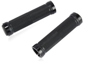 Bicycle Handle Cover Mountain Bike Handle Aluminum Alloy Bilateral Lock Cycle Anti-off Handle Rubber Bike Handlebar Grips