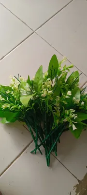 tangkai daun aksesoris cabang 5 jual per lusin.