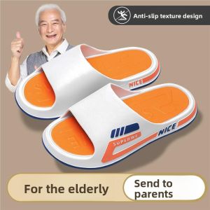 MONLEYTA | Anti-Slip Mens Slippers Elderly Home Indoor Bathroom Bathing Summer Cool Slippers Easy To Wear And Comfortable EVA Material