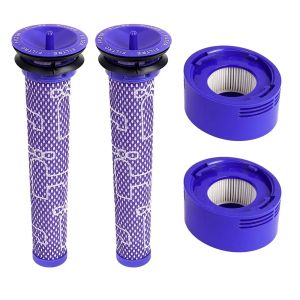 Dust Bin Filters for Dyson V7 V8 Handheld Vacuum Cleaner Parts Collector Pre Filter Post Filter Dust Cup Bucket Replacement