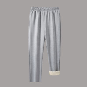 Quần Dài Ống Đứng Dày Lót Lông Cừu Cho Nam Và Nữ Dùng Trong Trại Giam Không Có Túi Quần Dài Thường Ngày Mùa Đông