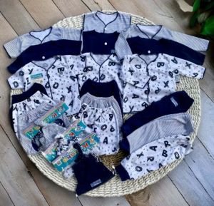 SNI KAZUKA 33 Pcs Baju Bayi Baru Lahir Baju Bayi Newborn Terbaru Motif Hewan Animal Karakter