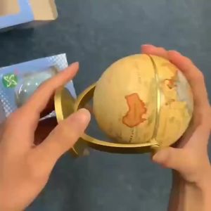 10cm diameter teaching world globe map geography education toy with bracket office desktop decoration home accessories