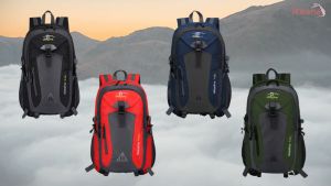 Ikeana 40L Waterproof Hiking Backpack   Travel & Camping Rucksack with USB & Headphone Port