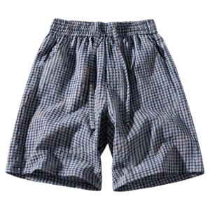 ZHUOCAN | Mens Breathable Shorts Cotton Gauze Loose Wide Leg Casual Summer Pants