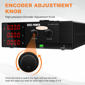 KUAIQU ระบบแหล่งจ่ายไฟไฟฟ้ากระแสตรง30V 60V 100V 20A 100A 30A ตั้งโปรแกรมได้