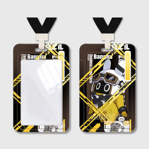 No Area Zero Bang Cloth Work Card Factory Card Cover IC Card Double-Sided with Lanyard Retractable Plastic Hard Shell Meal Card Water Card