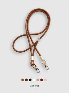 Leather Lanyard Adjustable Autumn Winter Khaki Color Apple Huawei Mobile Phone Strap Mens Style Handheld Crossbody Keychain Pendant