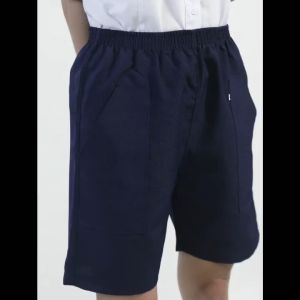 Quần short nam màu XANH ĐEN quần đùi nam cao cấp thun tròn chất vải Terin gân cho học sinh tiểu học