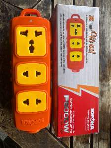 SOPOKA Ổ Cắm Điện CHƯA KÈM DÂY (Tự Đấu Dây) Siêu Chịu Tải - P6000W - Chịu Tải 6000W Chống Cháy