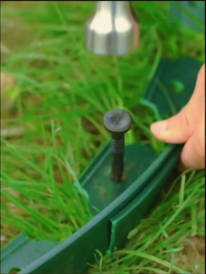 10m Plastic Garden Edging Border Flexible Lawn Grass Edging Decor Fence Landscape Belt Garden