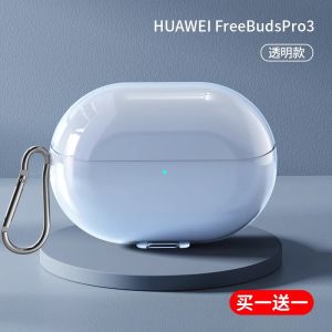 Transparent Silicone Protective Case for Huawei Freebuds Pro3 Wireless Bluetooth Earphones Integrated Soft Full Cover Earphone Cover