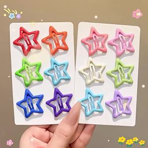 Kẹp Tóc Hình Sao Macaron Dễ Thương