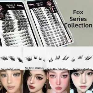 New Chinese Style Fox System Comprehensive Disk Fake Eyelashes Nine Tails Dao Yi False Eyelashes for Makeup Beauty Tools