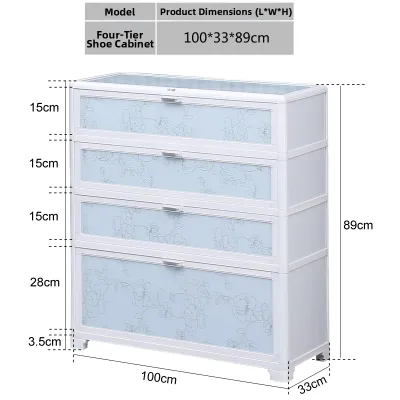 Waterproof UV-Resistant Modern Simple Shoe Cabinet