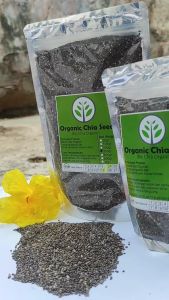 Organic Chia Seed 10 gr Mexico BPOM HALAL/ Organic Black Chia Seed Mexico - Biji Chia Hitam Organik