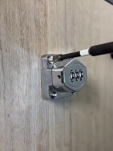4 Inch Cabinet Keyed Hasp Locks Home Locking Hasps Heavy Duty Locking Hasp Staple With Keys Padlock Security Buckles Doors Bolts