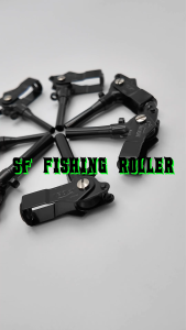 PACBAY SF ROLLER TOP GUIDE(BLACK) SWIVEL TIP ROLLER GUIDE SALTWATER BOAT ROD