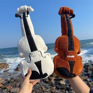 Đồ Chơi Đàn Violin Nhồi Bông 27cm Hình Dáng Chân Thực Gối Trang Trí Tinh Tế Búp Bê Vui Nhộn Làm Quà Sinh Nhật Cho Trẻ Em & Bạn Bè Chất Liệu Bông PP