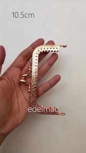 Frame Behel Tas Rajut Hand Bag Wallet Coin| Aksesoris Dompet Koin Wanita Handmade Kerajinan DIY Handicraft