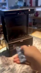 Lò Sưởi Điện UNOLD 3in1 Với Hiệu Ứng Ngọn Lửa 3D Máy Sưởi Gốm Thiết Bị Sưởi Ấm Công Suất 2000W Nhập Đức BH 12 Tháng