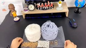 [Có Video HD] Túi Handmade Mác Cặp Chim Uyên Ương Style 2 Đầy Đủ Phụ Kiện Làm Túi Tự Đan DIY Dành Tặng Bạn Gái - EB88