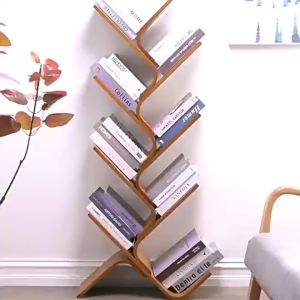 Simple Multi-functional Bamboo Bookshelf