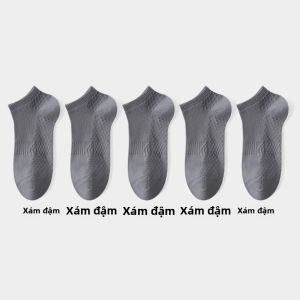 MiiOW | Tất lưới thoáng khí MiiOW Cat Man không xương cho nam mùa hè mỏng thoáng khí cotton nguyên chất tất đến giữa bắp chân