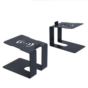 Jiesheng Desktop Amplifier Rack 15 Degrees Computer HiFi Speaker Holder Surround Bookshelf Box Base Machine Rack