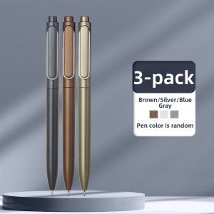 deli | Business Durable Metal Finish Bullet Tip 0.5mm Signing Pen