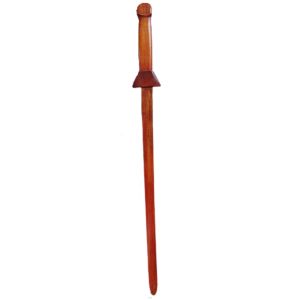 replika pedang kayu panjang - replika pedang eropa - pedang kayu panjang 85 cm - alat latihan berpedang