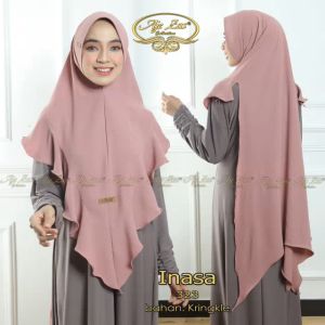 BISA COD Hijab Daily Simpel Kode INASA Pet Antem Bahan Kringkel Premium by Ory AjeZas Collection