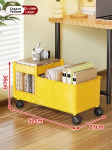 Under Desk Movable Storage Cart