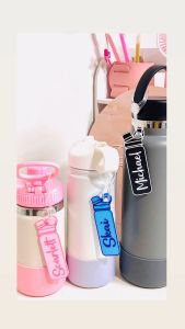 Personalized Name Tag – Custom Tags for Luggage Bags Water Bottles & Keychains