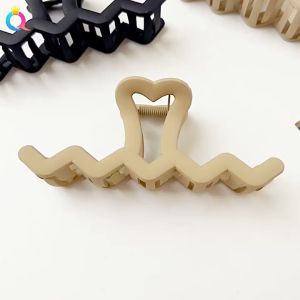 Jepit Rambut Korea Jumbo Model W Matte Doff Jepitan Rambut Wanita Jedai Rambut Salon Rambut Tebal Hair Claw Clip