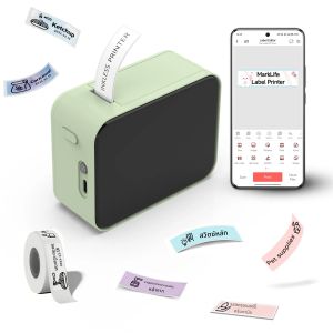 มาร์คไลฟ์ พี 15 มินิเครื่องพิมพ์ความร้อนแบบพกพาไร้สายบลูทูธที่รองรับป้ายฉลากสำหรับโฮมออฟฟิศเครื่องติดสติกเกอร์