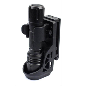360 degrees quick side open flashlight cover can be rotated tactical flashlight bracket plastic steel multi-function quick pull sleeve